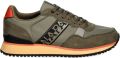 Napapijri Cosmos logo-print sneakers met vlakken Groen - Groen