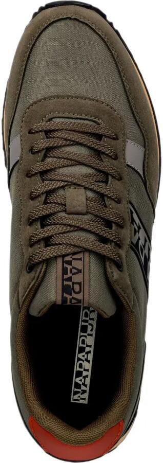 Napapijri Cosmos logo-print sneakers met vlakken Groen - Foto 4