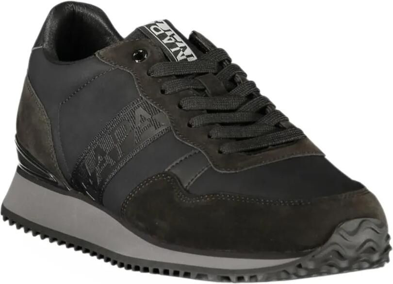 Napapijri Cosmos logo-tape panelled sneakers Zwart - Foto 3