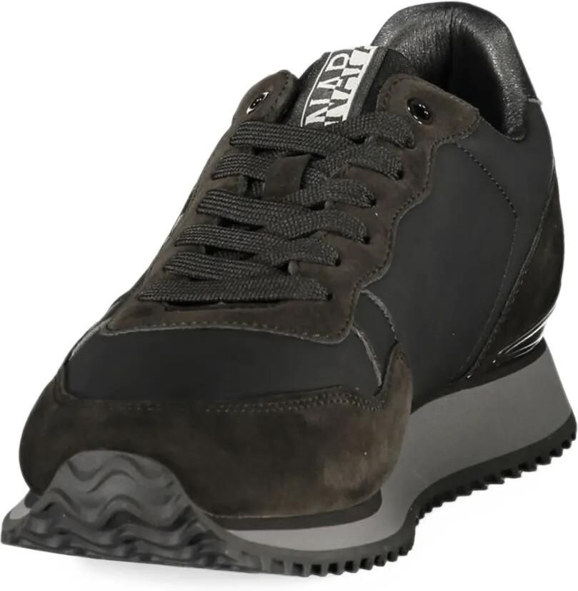 Napapijri Cosmos logo-tape panelled sneakers Zwart - Foto 2