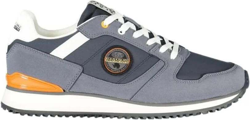Napapijri Cosmos Nyp logo-patch panelled sneakers Blauw