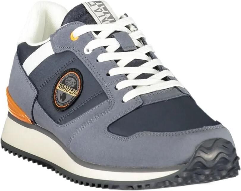 Napapijri Cosmos Nyp logo-patch panelled sneakers Blauw - Foto 3
