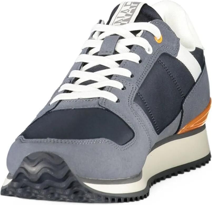 Napapijri Cosmos Nyp logo-patch panelled sneakers Blauw - Foto 2