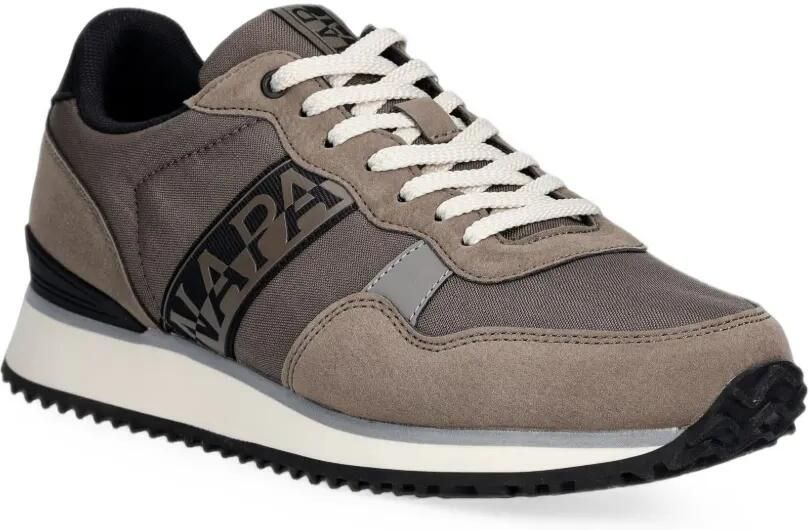Napapijri Cosmos sneakers met vlakken en logoprint Bruin - Foto 3