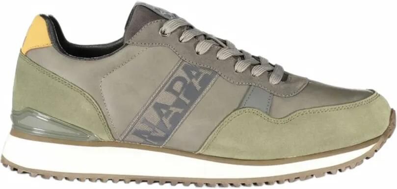 Napapijri Cosmos Syn logo-print panelled sneakers Grijs