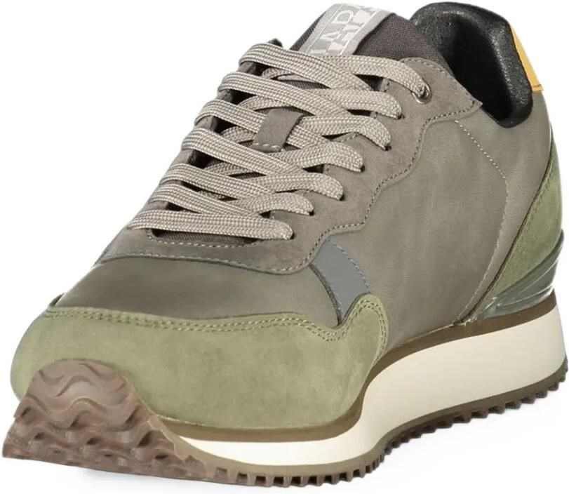 Napapijri Cosmos Syn logo-print panelled sneakers Grijs - Foto 2