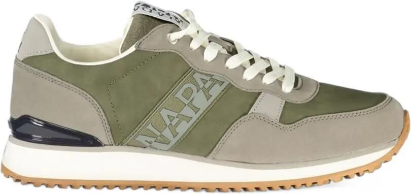 Napapijri Cosmos Syn panelled logo-print sneakers Groen
