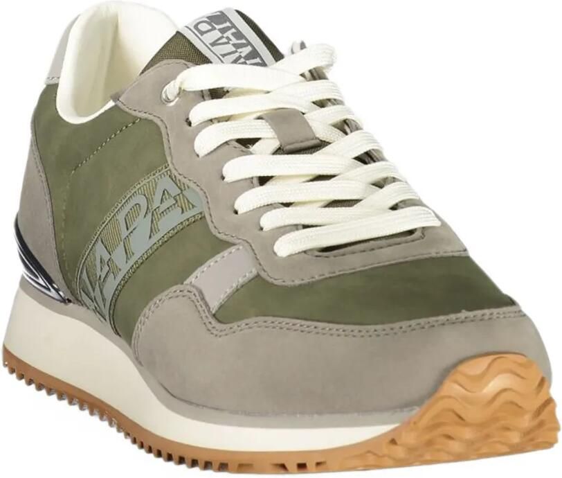 Napapijri Cosmos Syn panelled logo-print sneakers Groen - Foto 2