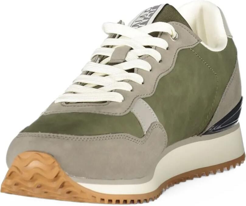 Napapijri Cosmos Syn panelled logo-print sneakers Groen - Foto 3