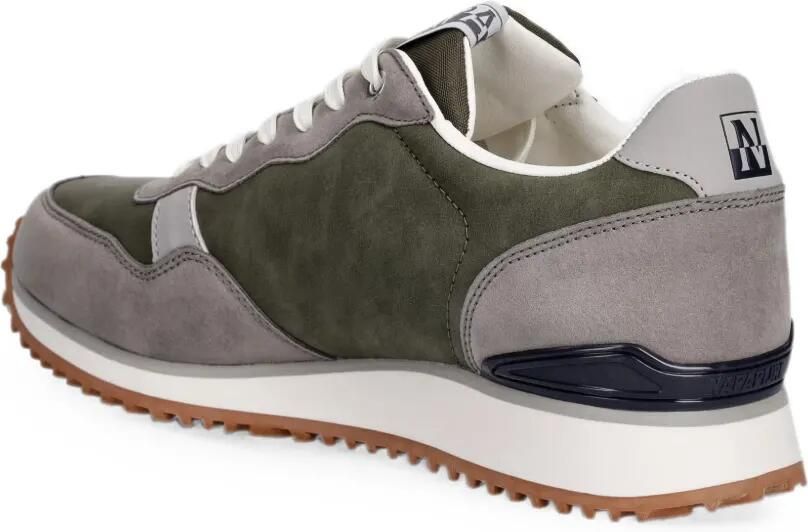 Napapijri Cosmos Syn sneakers met vlakken en logo-print Groen - Foto 2