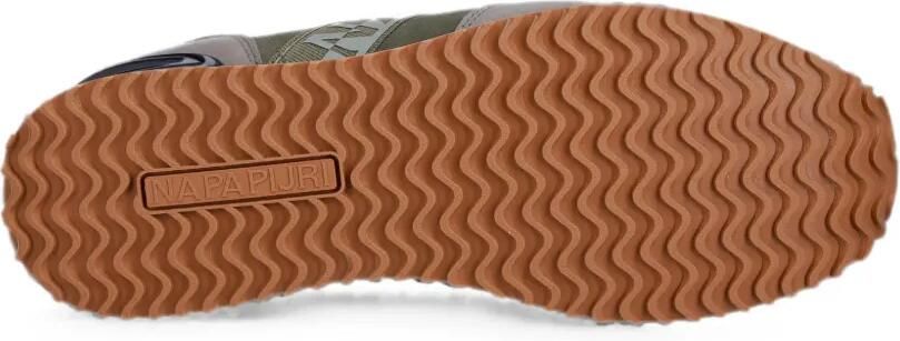 Napapijri Cosmos Syn sneakers met vlakken en logo-print Groen - Foto 5