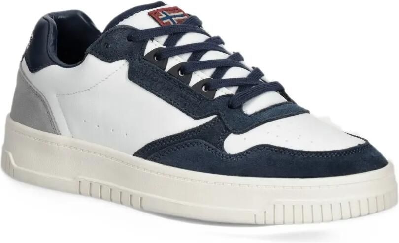 Napapijri Crux panelled lace-up sneakers Wit - Foto 2