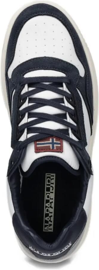 Napapijri Crux panelled lace-up sneakers Wit - Foto 4