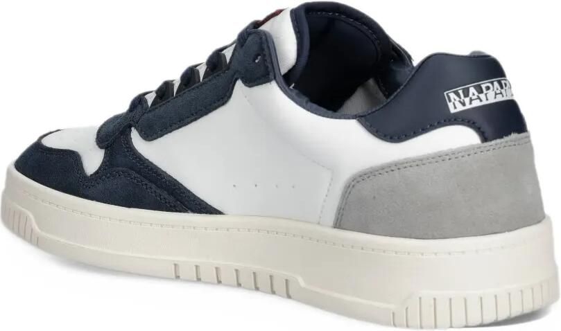 Napapijri Crux panelled lace-up sneakers Wit - Foto 3