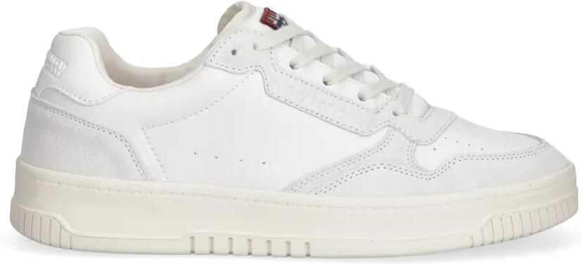 Napapijri Crux sneakers met geperforeerde vlakken Wit