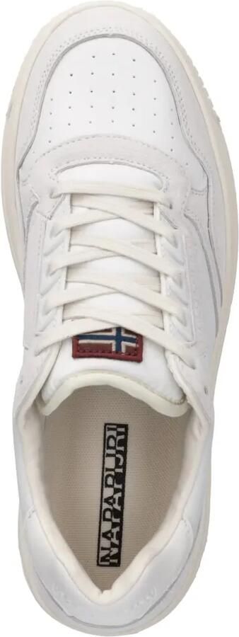 Napapijri Crux sneakers met geperforeerde vlakken Wit - Foto 4