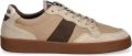 Napapijri Diomede suède sneakers met vlakken Beige - Beige