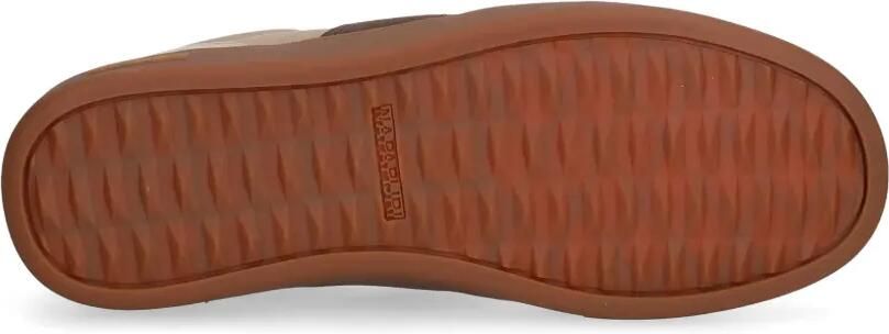 Napapijri Diomede suède sneakers met vlakken Beige - Foto 3