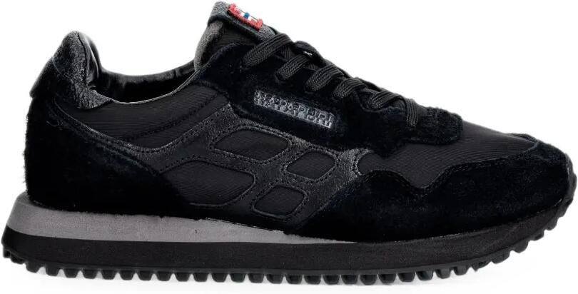 Napapijri Element sneakers met logo-patch en vlakken Zwart