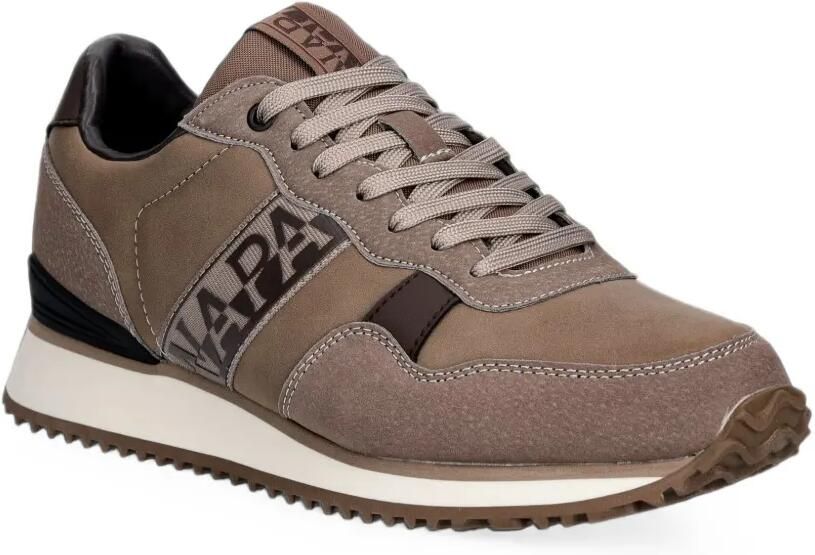 Napapijri Sneakers met logopatch Bruin - Foto 3