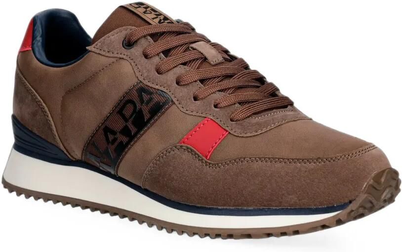 Napapijri Sneakers met logopatch Bruin - Foto 3