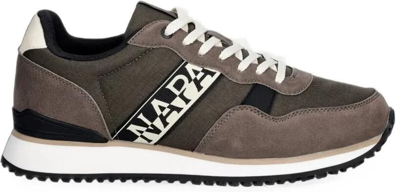 Napapijri Sneakers met logopatch Grijs