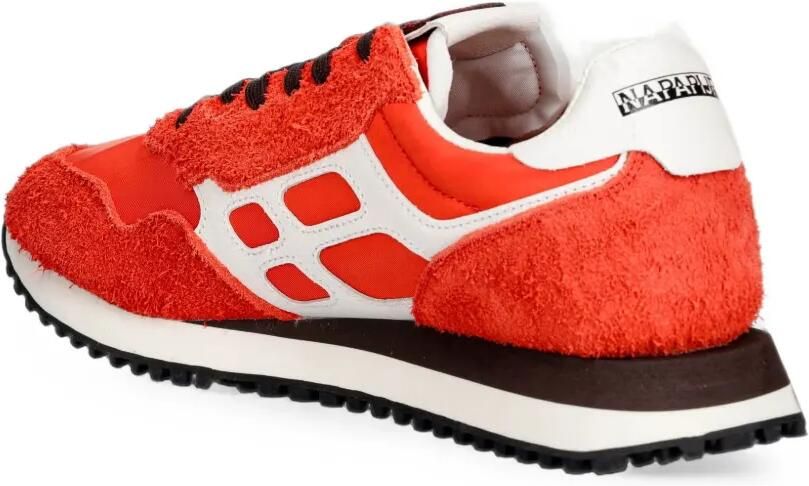 Napapijri Sneakers met suède vlak Oranje - Foto 3