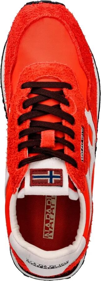 Napapijri Sneakers met suède vlak Oranje - Foto 4