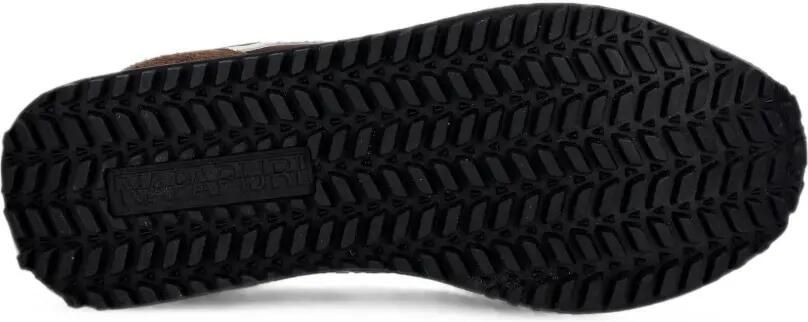 Napapijri Sneakers met suède vlakken en logopatch Bruin - Foto 5