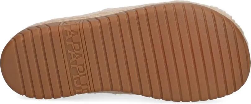 Napapijri Noreg slippers met fleecetextuur Beige - Foto 5
