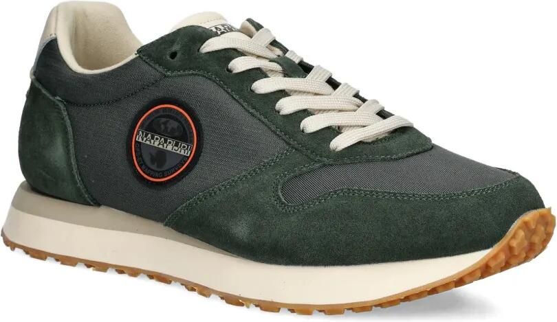 Napapijri Nova sneakers met logopatch Groen - Foto 3