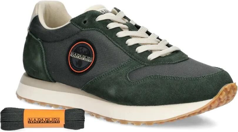 Napapijri Nova sneakers met logopatch Groen - Foto 4