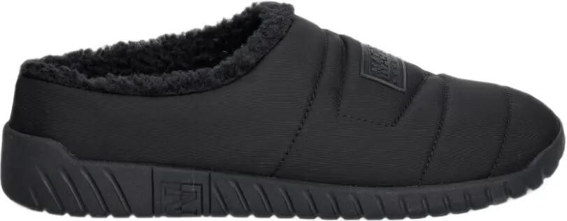 Napapijri quilted logo-patch slippers Zwart