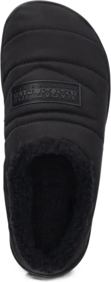 Napapijri quilted logo-patch slippers Zwart - Foto 2