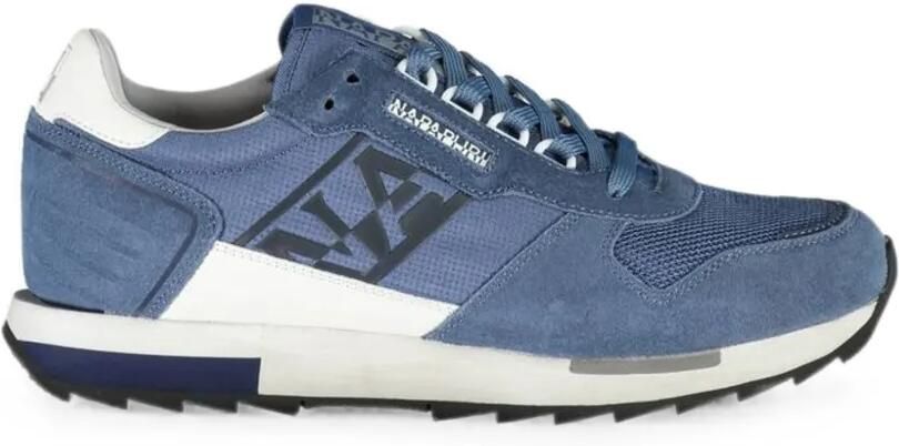 Napapijri Race sneakers met suède vlakken Blauw