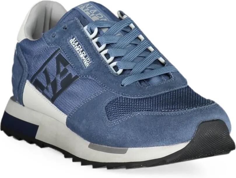Napapijri Race sneakers met suède vlakken Blauw - Foto 3