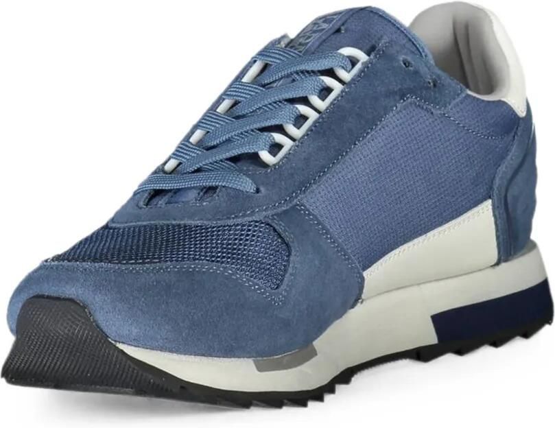 Napapijri Race sneakers met suède vlakken Blauw - Foto 2
