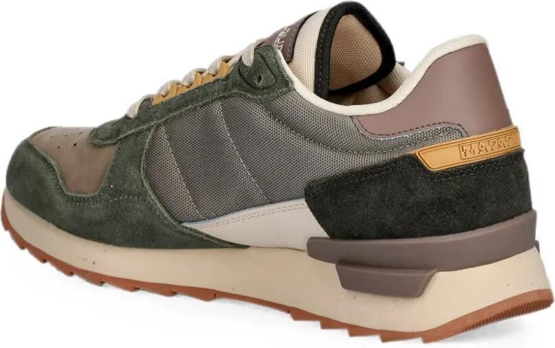 Napapijri Stab sneakers met geperforeerde details en vlakken Groen - Foto 3