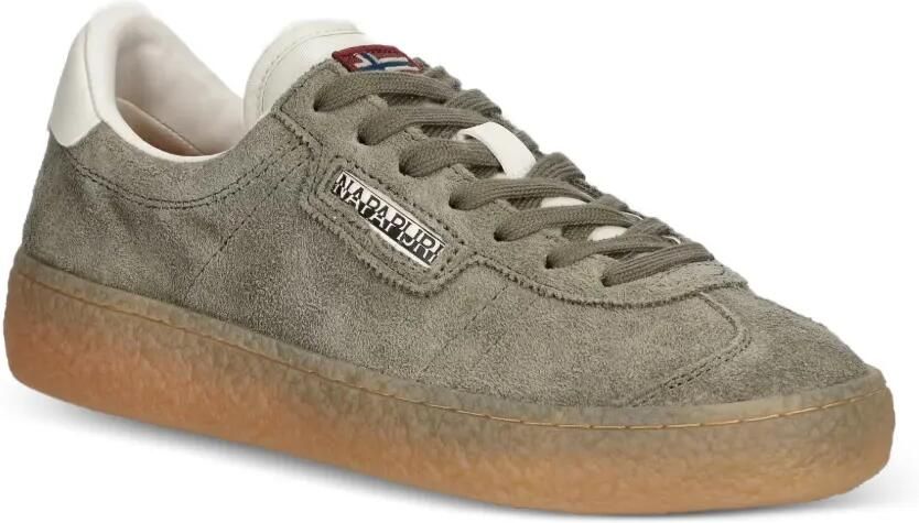 Napapijri Tuff suède sneakers met gomzool Groen - Foto 2