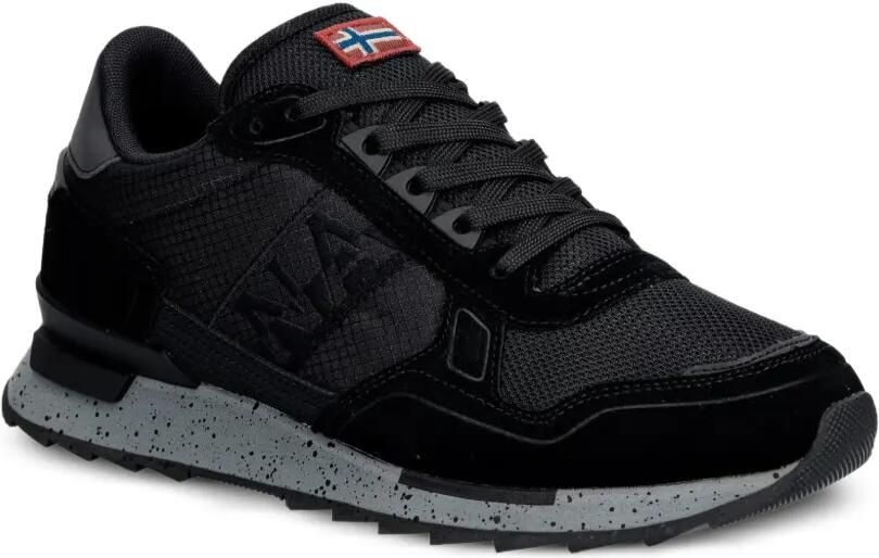 Napapijri Valor sneakers met vlakken en logo-patch Zwart - Foto 3