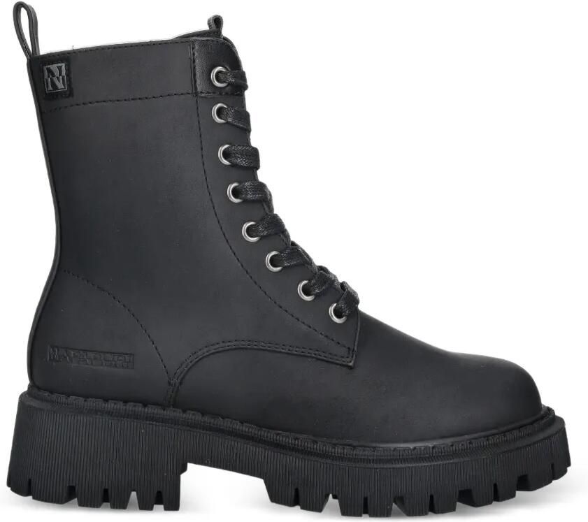 Napapijri Veterlaarzen met chunky zool Zwart