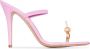 Natasha Zinko Bunny leren sandalen Roze - Thumbnail 1