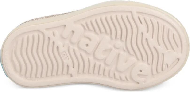 Native Jefferson sneakers met glitter-effect Beige - Foto 4