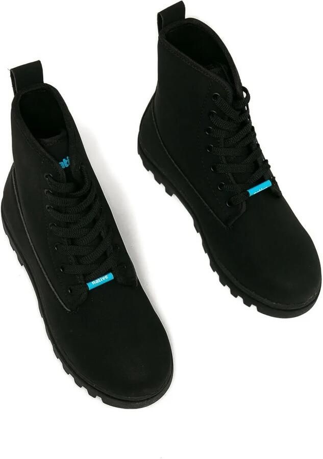 Native Johnny combat boots met veters Zwart - Foto 4
