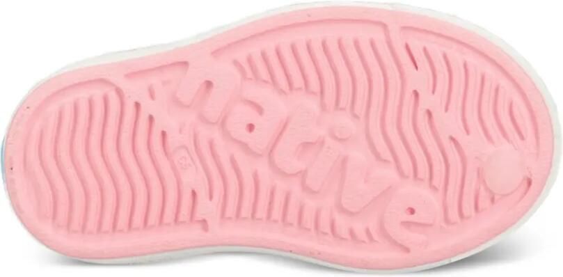Native Sneakers met bloe print Roze