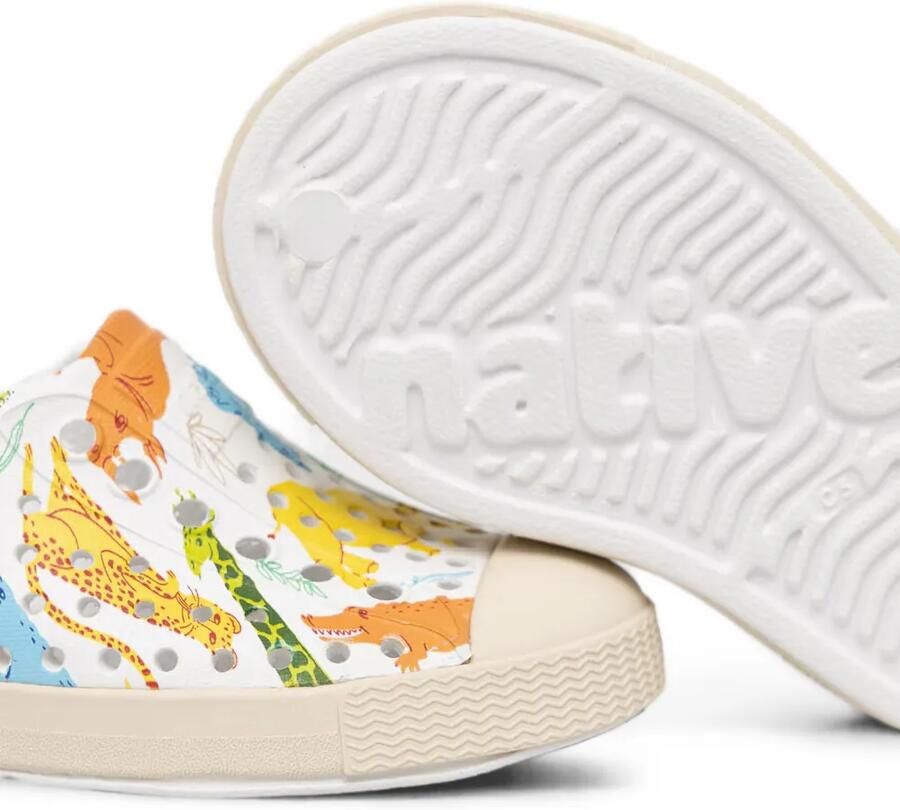 Native Sneakers met dierenprint Wit - Foto 2