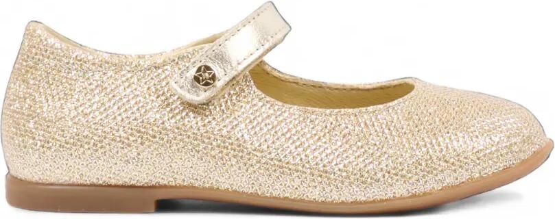 NATURINO Ballerina's met klittenband en glitters-effect Goud - Foto 5