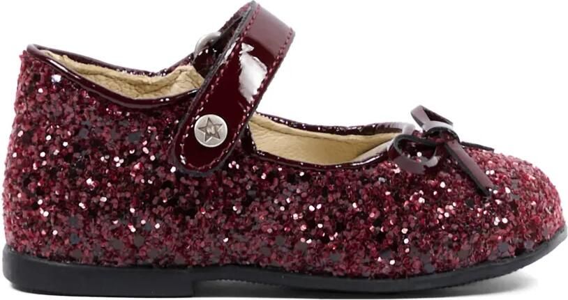 NATURINO Ballerina's met strikdetail en verfraaid met glitters Rood - Foto 5