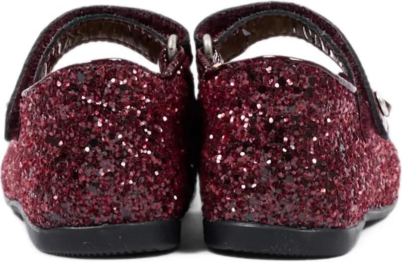 NATURINO Ballerina's met strikdetail en verfraaid met glitters Rood - Foto 4