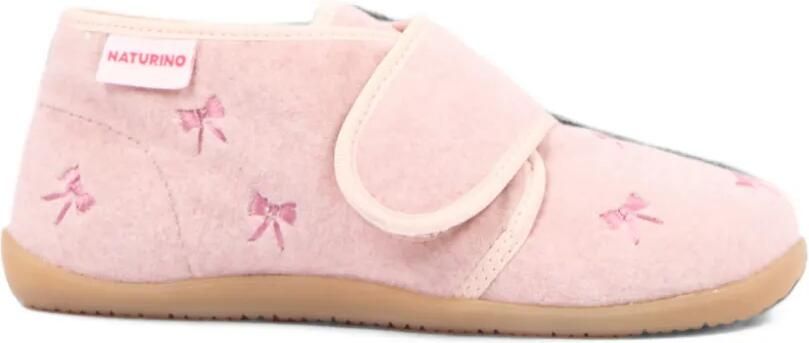 NATURINO bow-detail touch-strap ballet flats Roze - Foto 4
